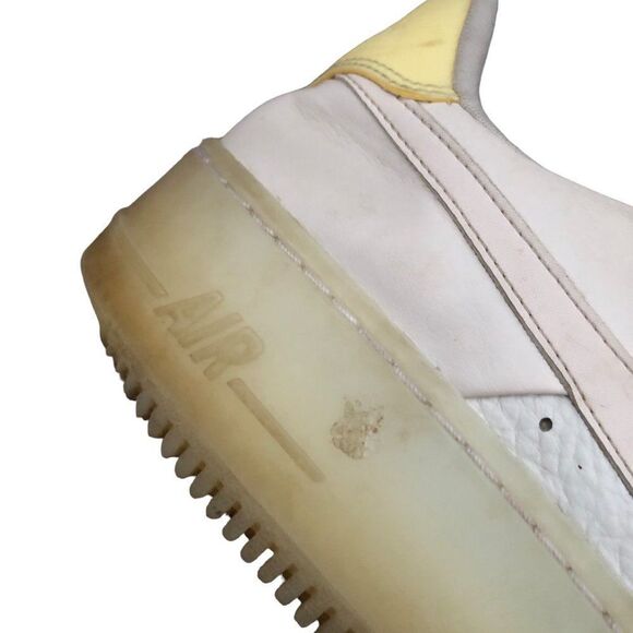 RARE 2018 Nike Air Force 1 Sage Beige Orange Size 9.5 - Picture 14 of 16